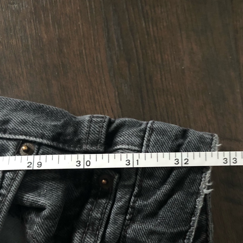 Topshop Washed Black Mom Jeans - Picture 7 of 7